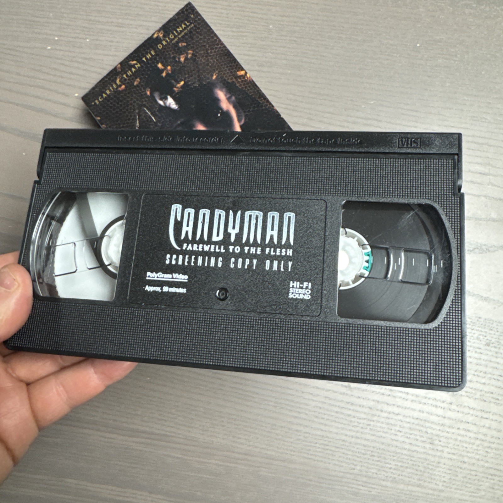 Candyman Farewell to the Flesh VHS 1995 PolyGram Video Screener Horror Tested