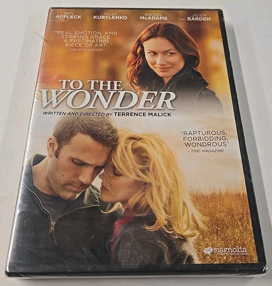 To the Wonder Ben Affleck Rachel McAdams Terrence Malick DVD Sealed NEW