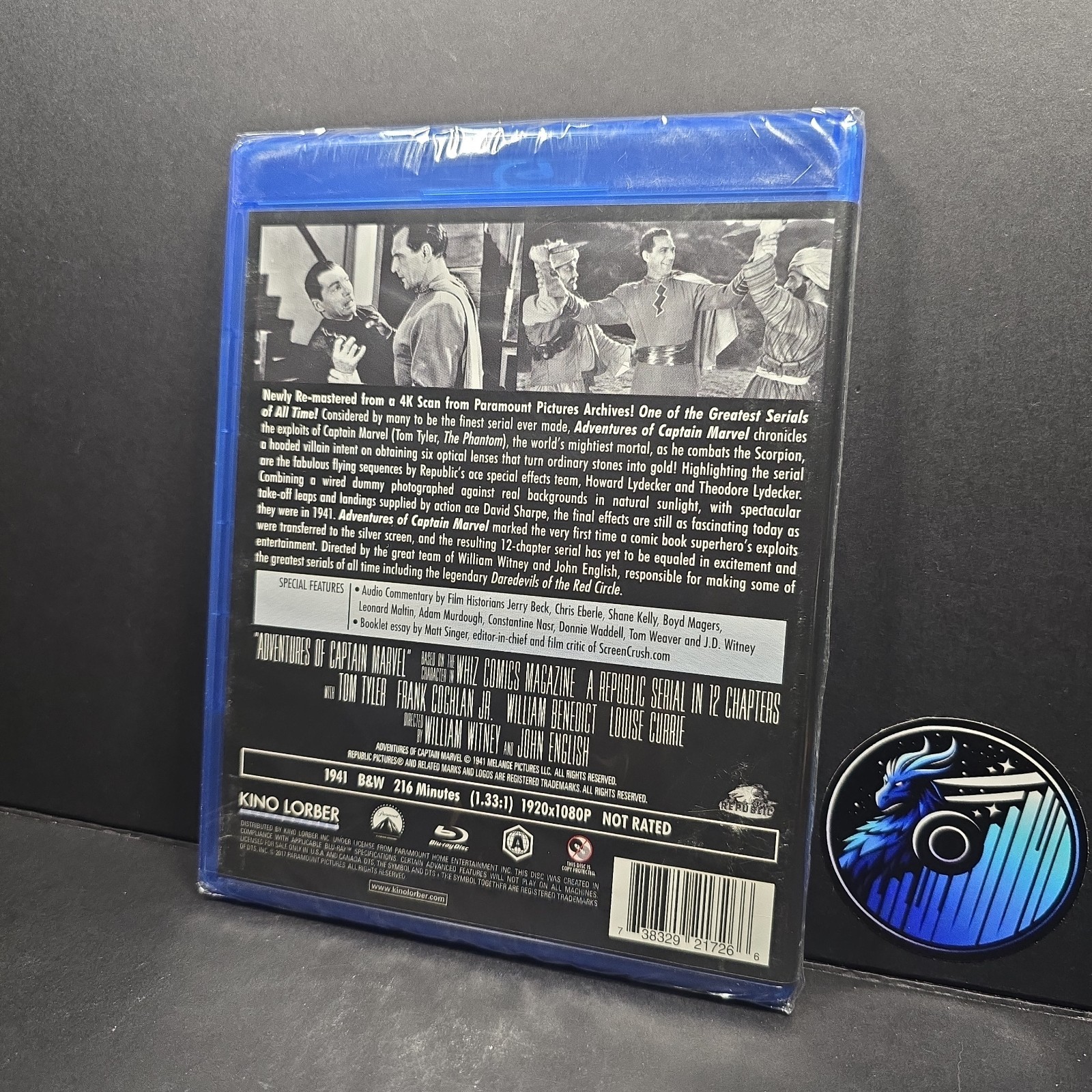 NEW SEALED Adventures of Captain Marvel [New Blu-ray] Free Shipping!