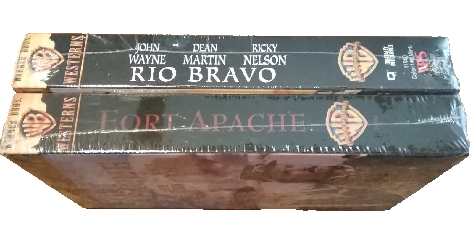 Rio Bravo and Fort Apache John Wayne VHS Movies NEW SEALED