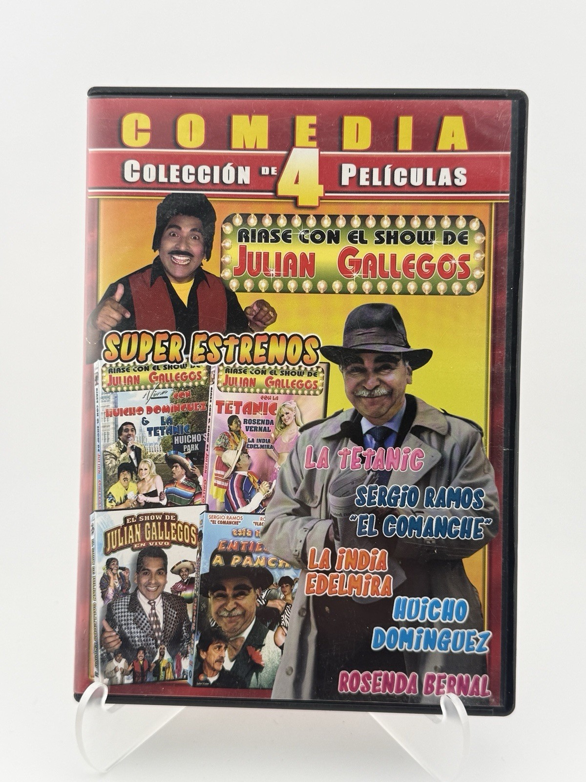 Julian Gallegos Comedia Colección de 4 Películas DVD Spanish Comedy 2-Disc OOP