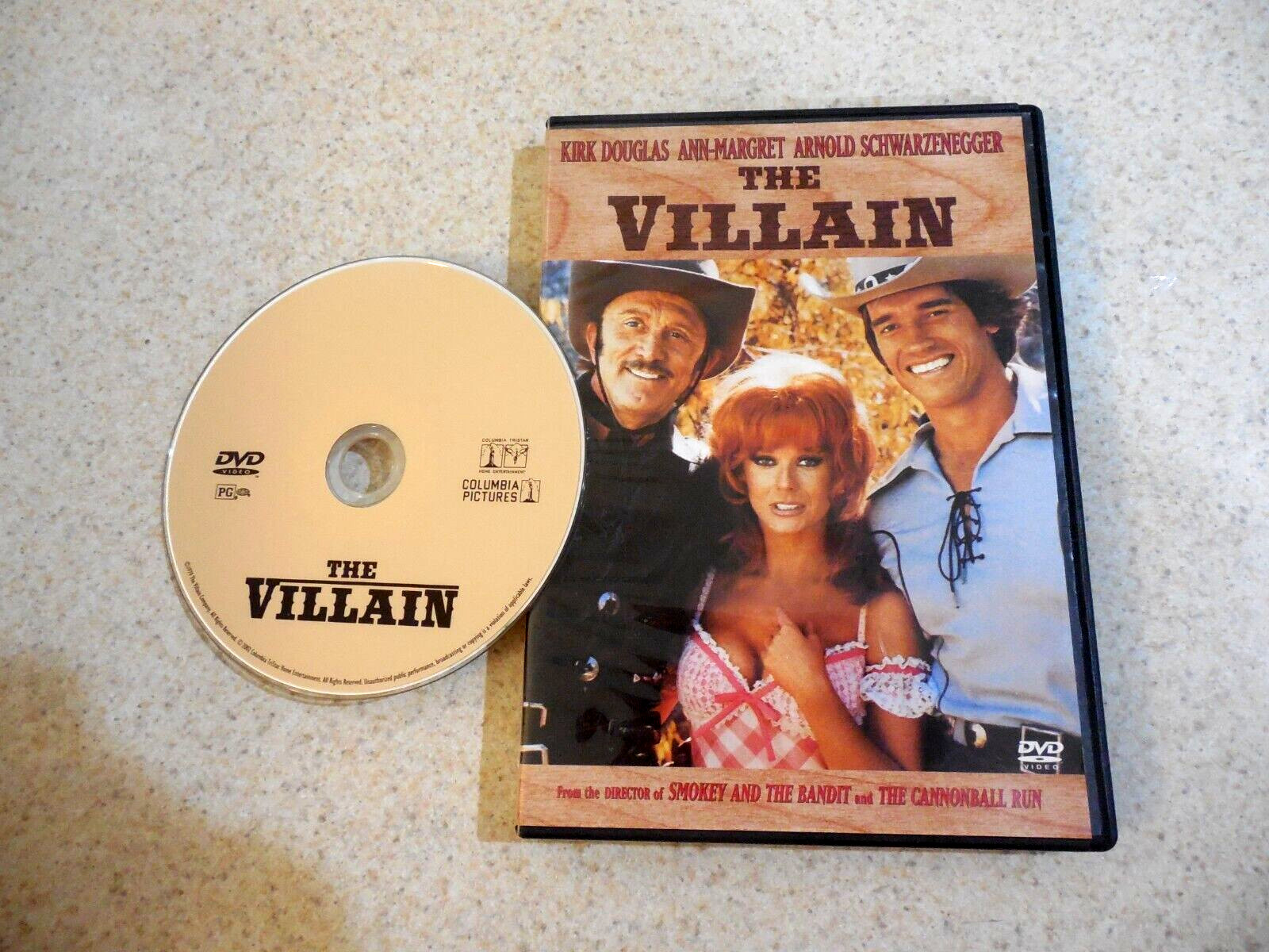 The Villain (1979) Kirk Douglas, Arnold Schwarzenegger DVD Comedy OOP Western