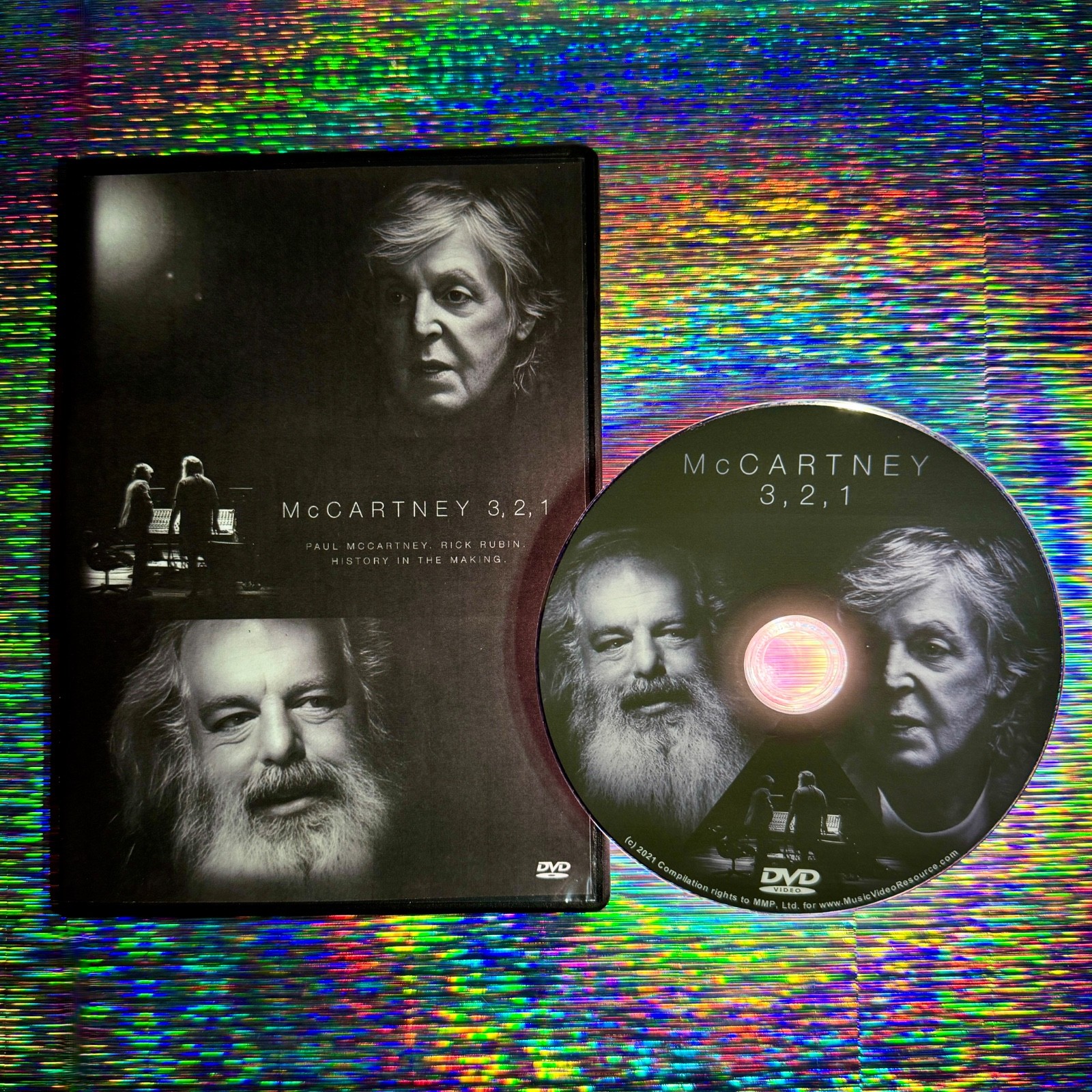 McCARTNEY 3 2 1 DVD (2021 Documentary Series) Paul The Beatles Wings 3, 2, 1