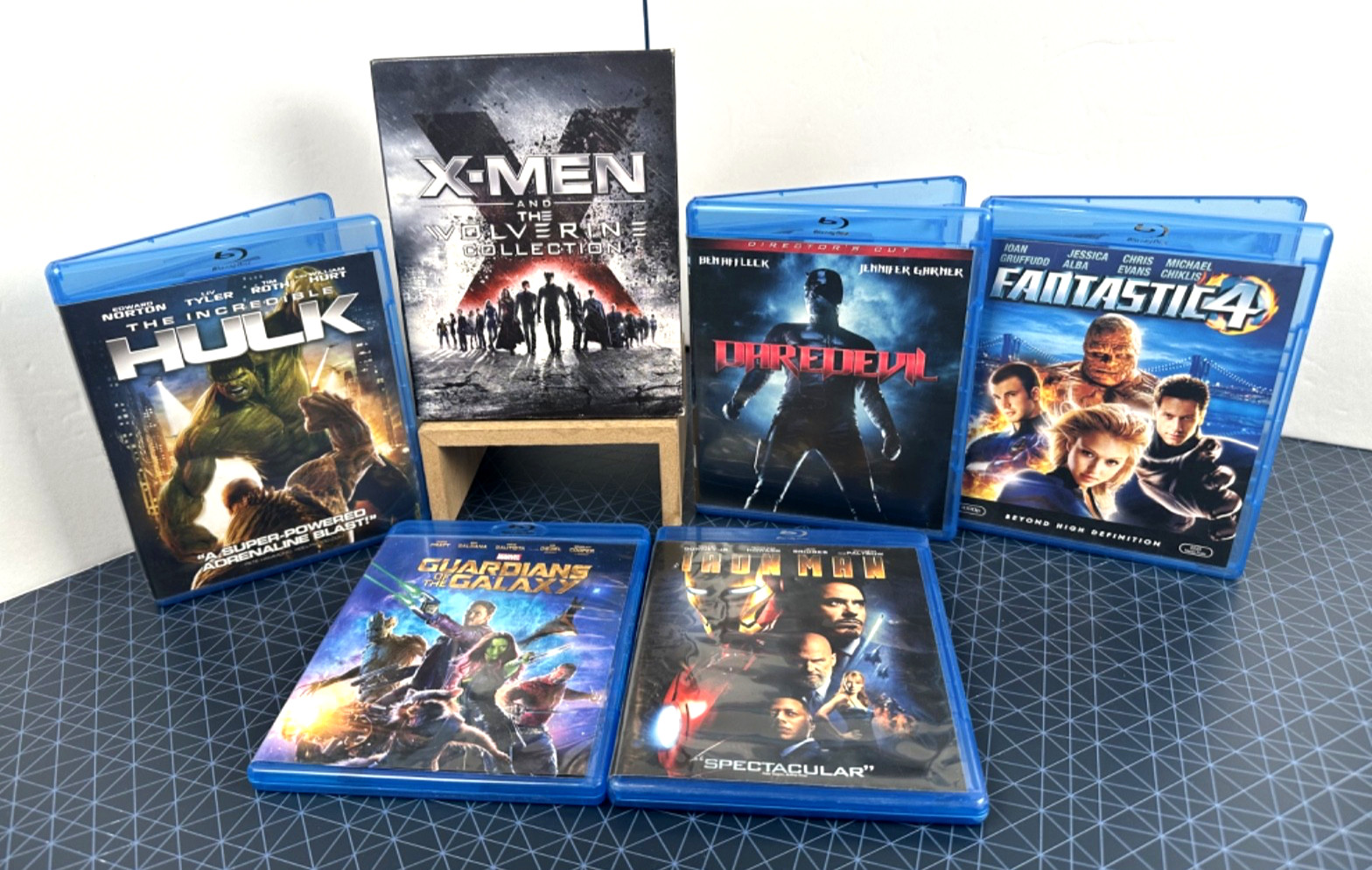Marvel 11 Film Blu-ray Lot – X-Men / Wolverine, Iron Man, Hulk, Daredevil, Fan 4