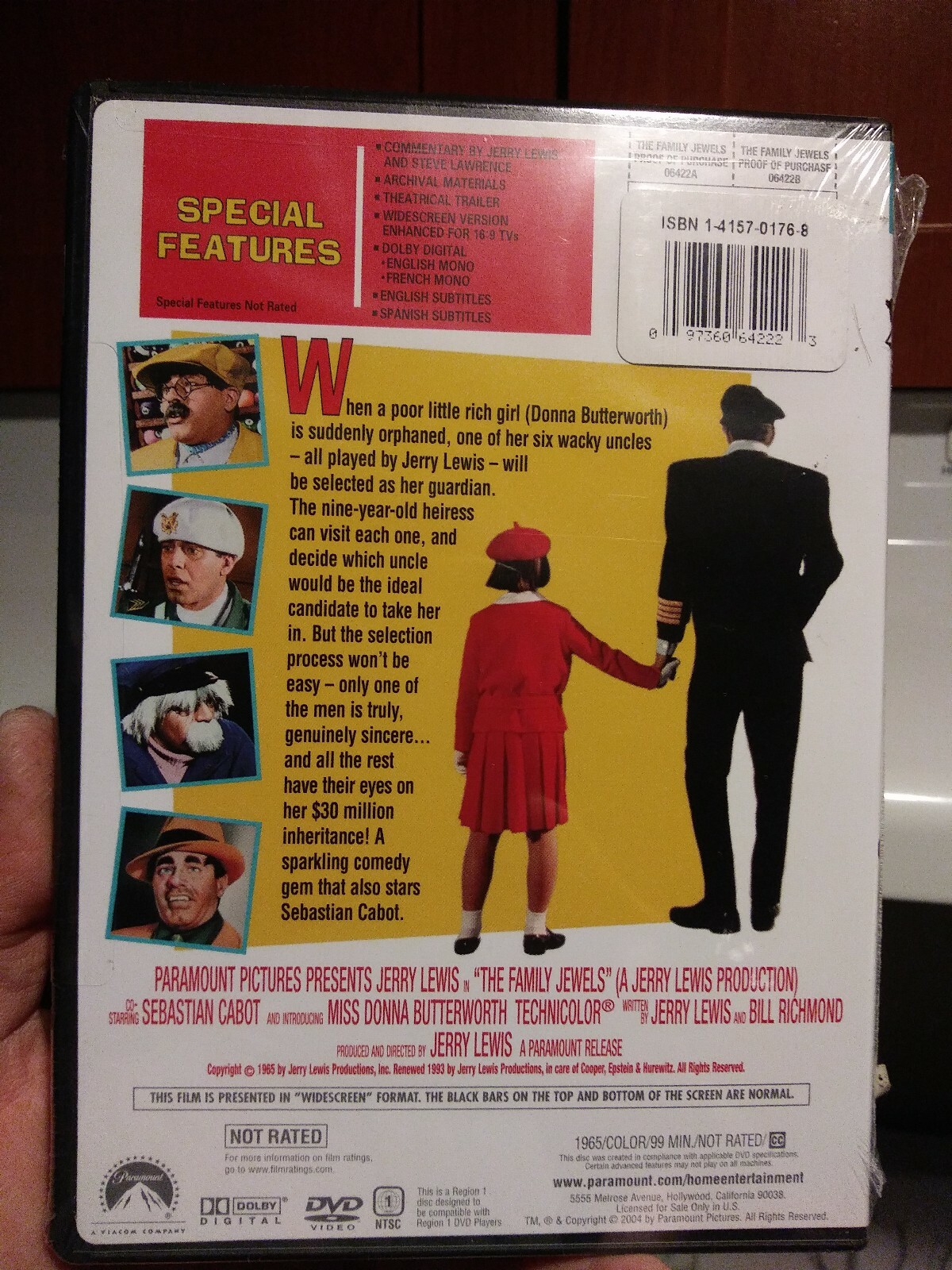 The Family Jewels (DVD, 2004). Jerry Lewis