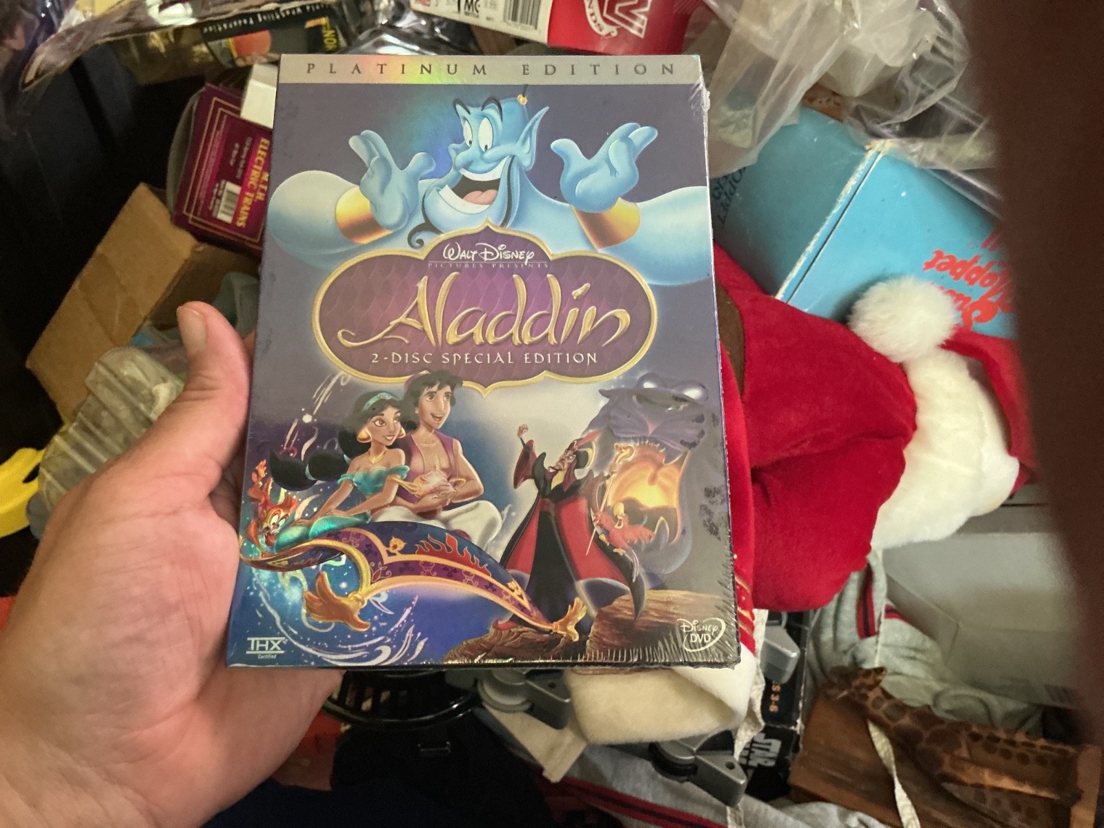 Disney Aladdin, 2 Disc Platinum Edition DVD, New Sealed in Sleeve w/Slipcase