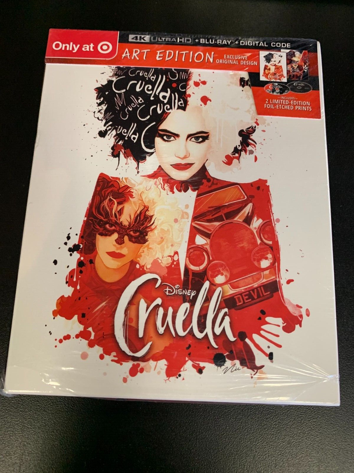 Cruella (Target Exclusive) 4K/UHD + Blu-ray – ART EDITION