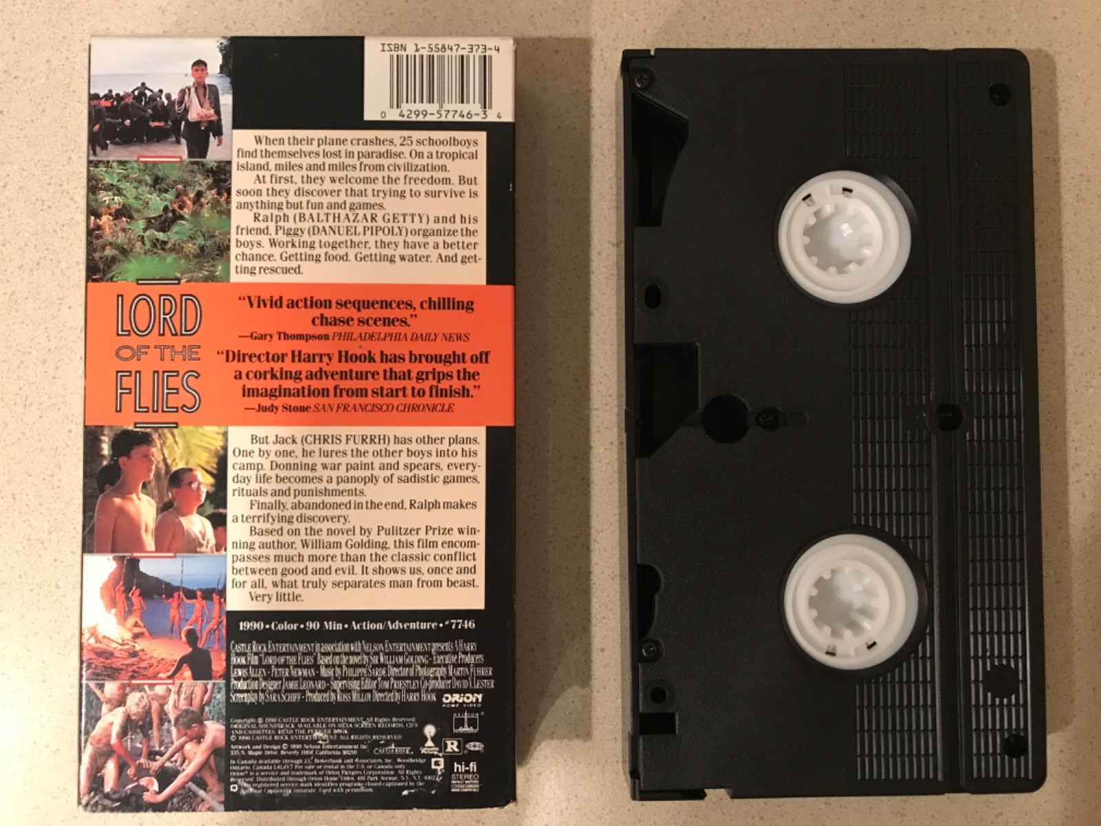 Lord of the Flies (VHS, 1990) Balthazar Getty, Danuel Pipoly