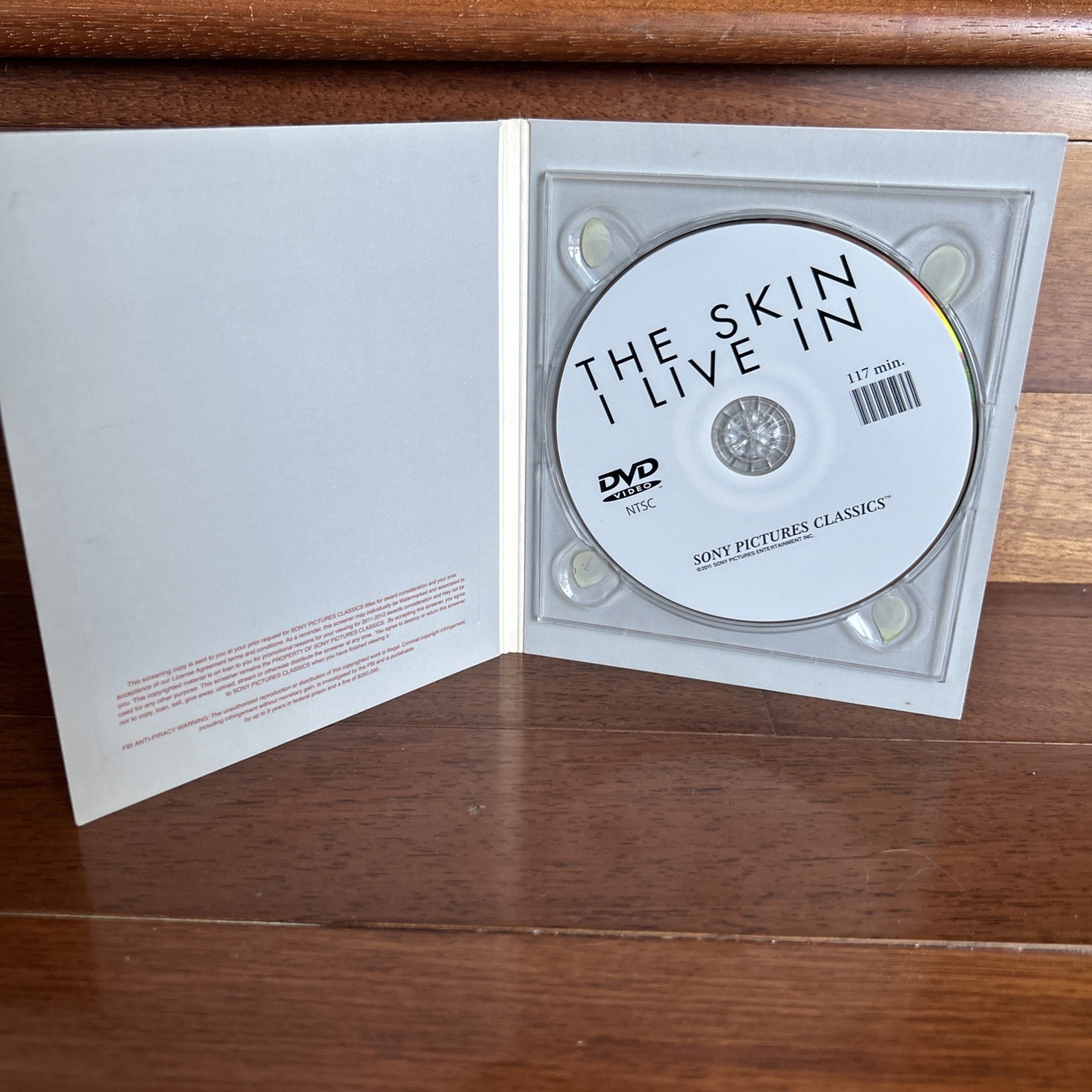 The Skin I Live In (DVD, 2012) FYC Awards Screener Almodóvar Antonio Banderas