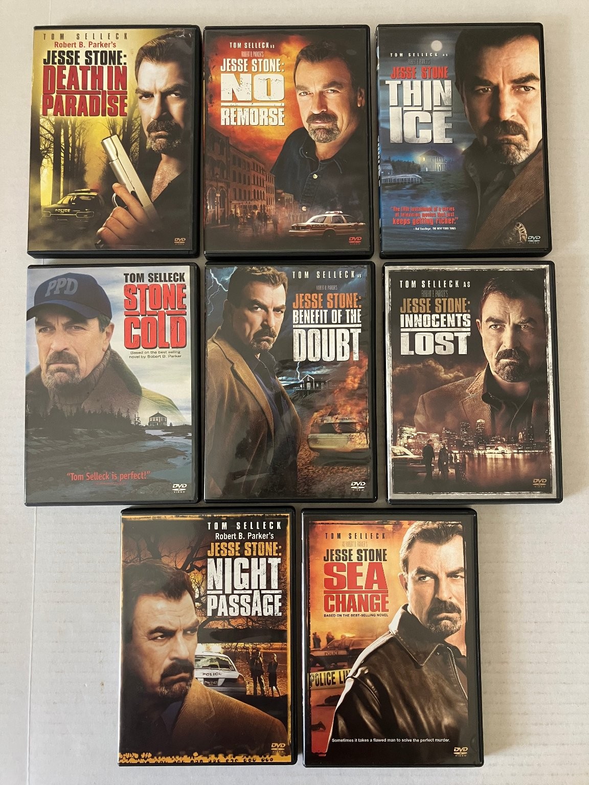 Jesse Stone Complete Collection DVD Tom Selleck Robert Harmon 8-Movie Set
