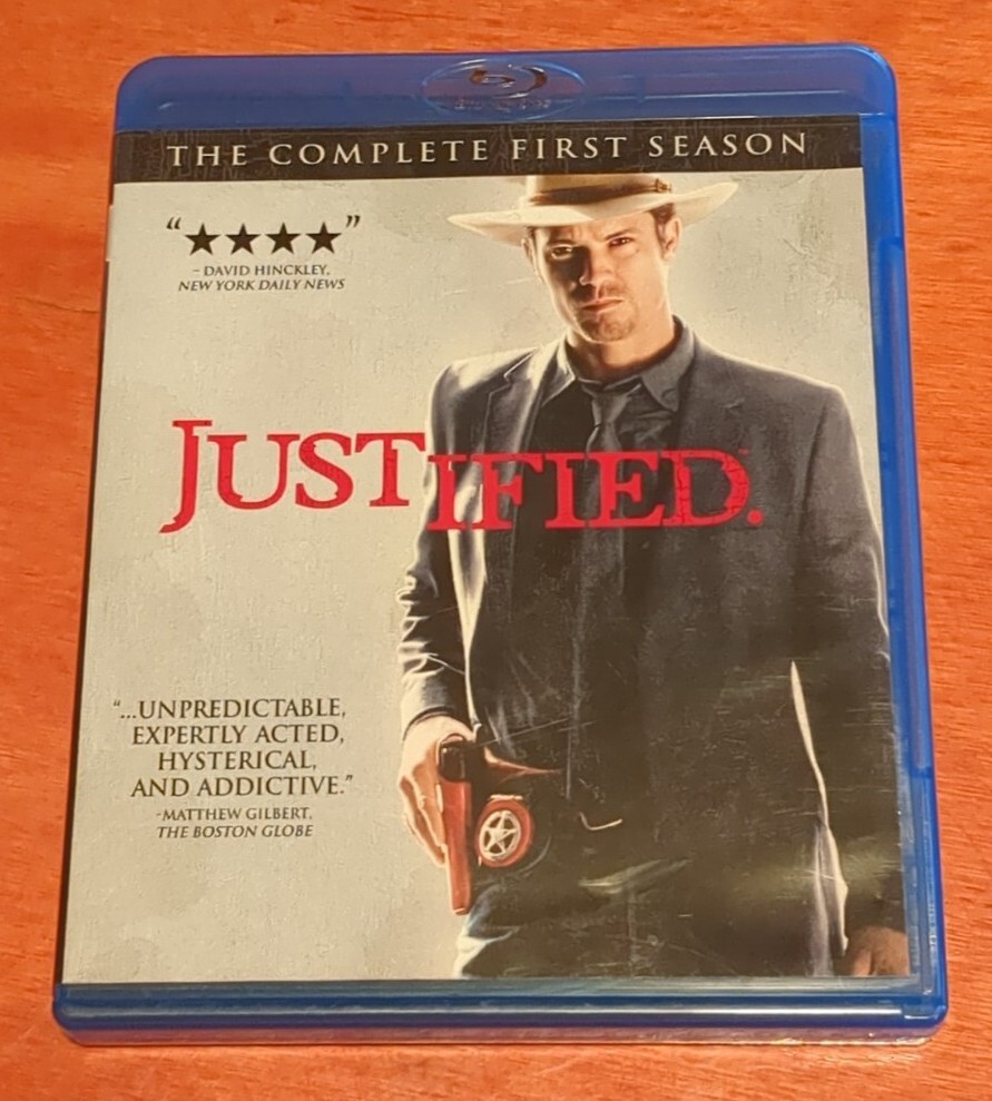 Justified Blu-ray The Complete First Season 1 Timothy Olyphant Elmore Leonard