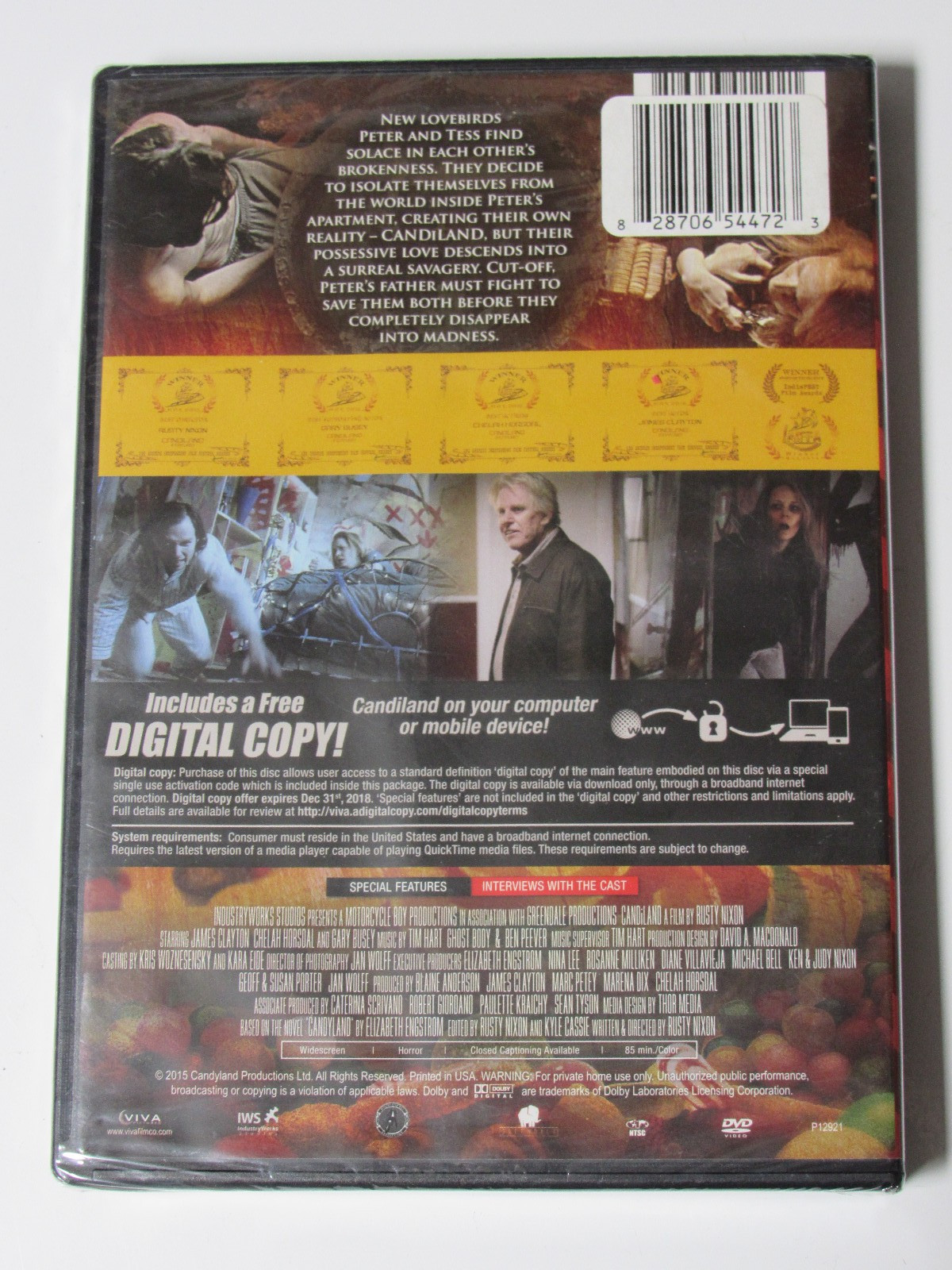Candiland BRAND NEW/SEALED (DVD) HORROR PSYCHOLOGICAL HORROR THRILLER + FREE