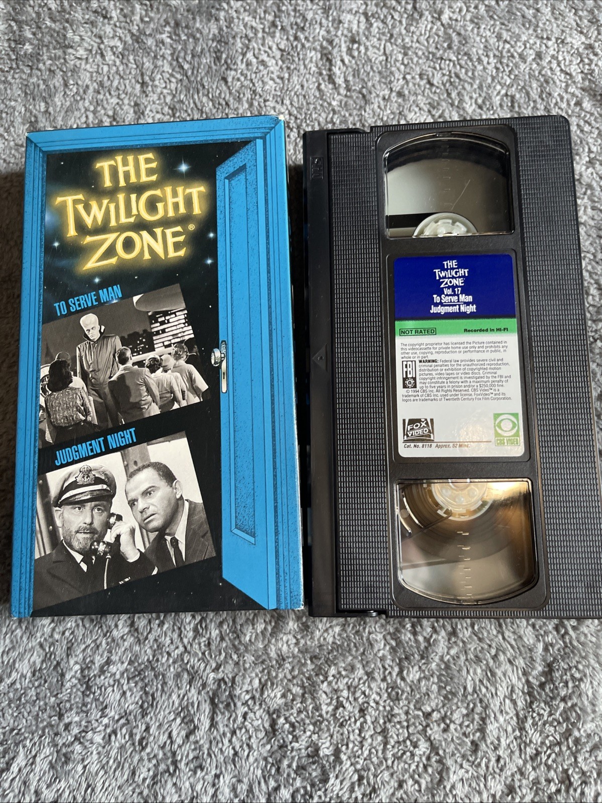 THE TWILIGHT ZONE 5 VHS Video Lot Volumes 1, 2, 13 ,14 & 17, Some Brand New!