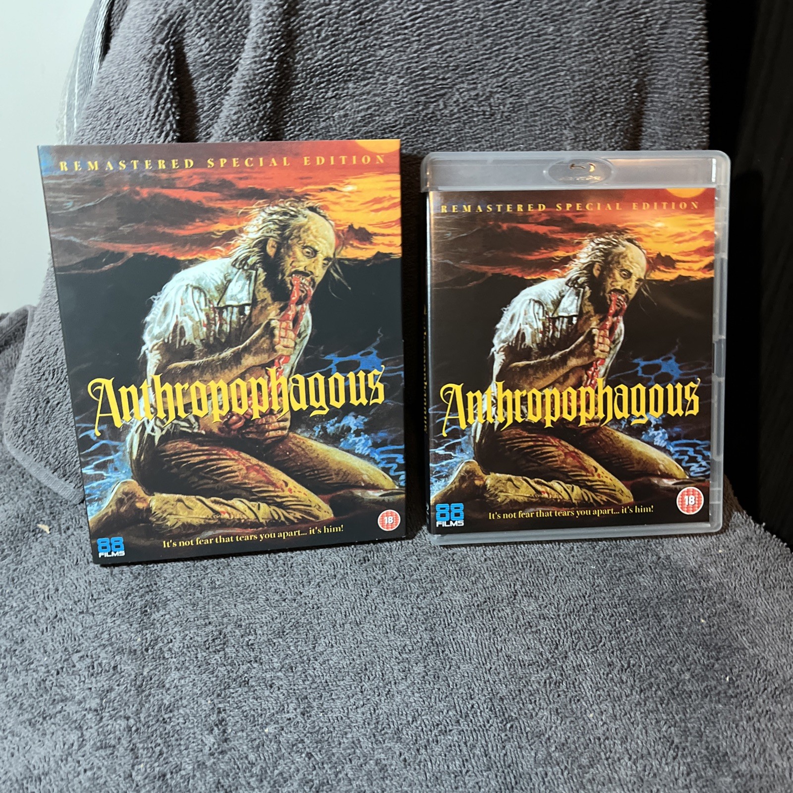 Anthropophagous Blu-ray Disc 88 Films Joe D’Amato Uncut With Slipcover 1980 🔥🔥