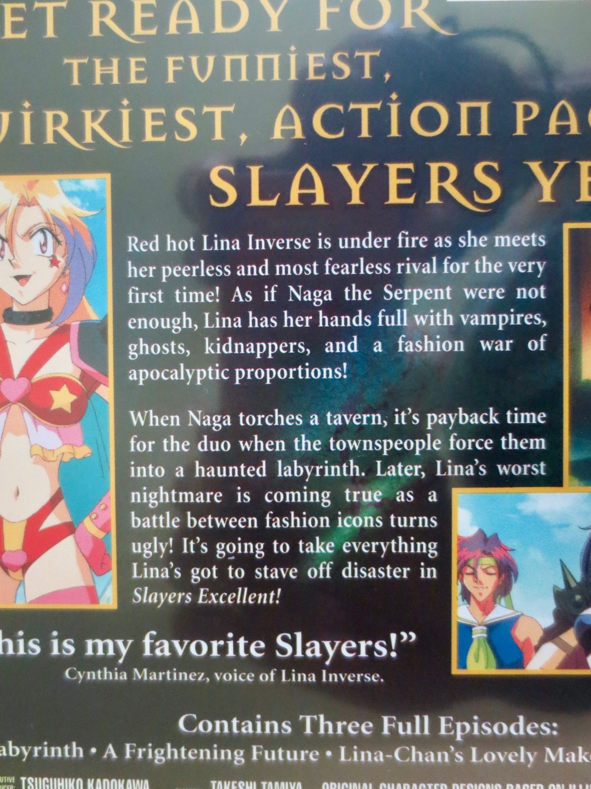 Slayers – Excellent OVA series DVD 2004 ADV Films disc unscratched and clean