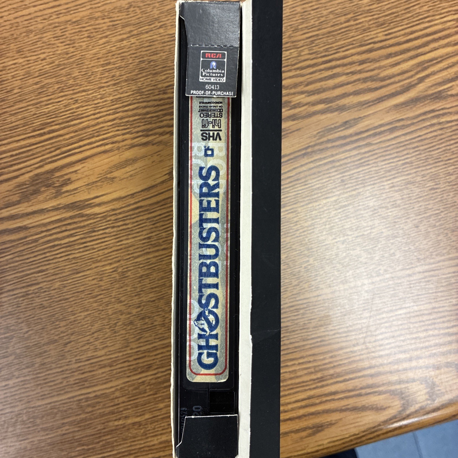 VHS Ghostbusters 1985 Holo Seal and Side Watermarks RCA/Columbia