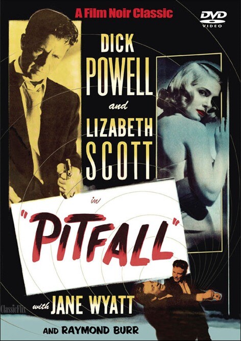 Pitfall DVD Film Chest Nov 2012 Classic Film Noir Dick Powell, Lizabeth Scott