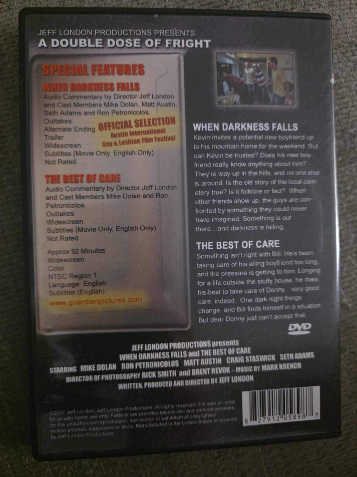 Pre-Owned DVD When Darkness Falls/The Best Of Care (2007) Horror Thriller OOP