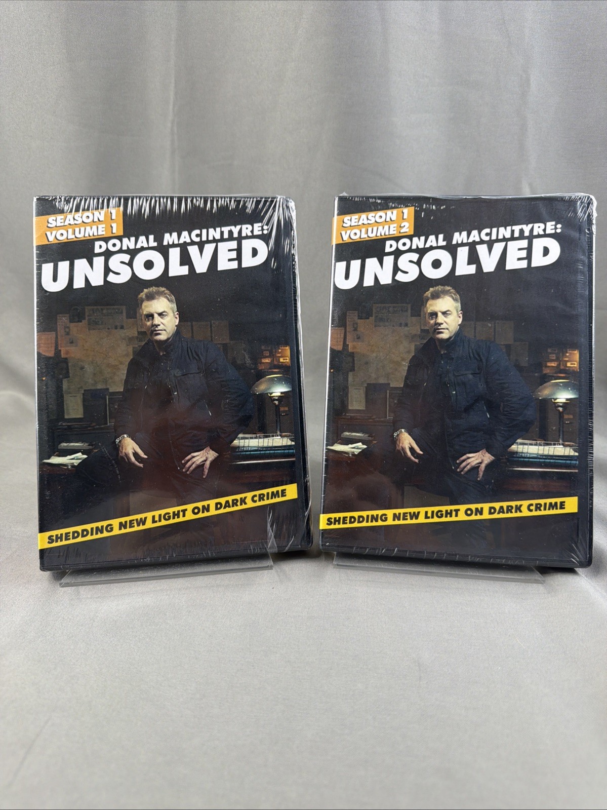 Lot 2 DONAL MACINTYRE: UNSOLVED Season 1 Volume 1 & 2 DVDs – COMPLETE SERIES