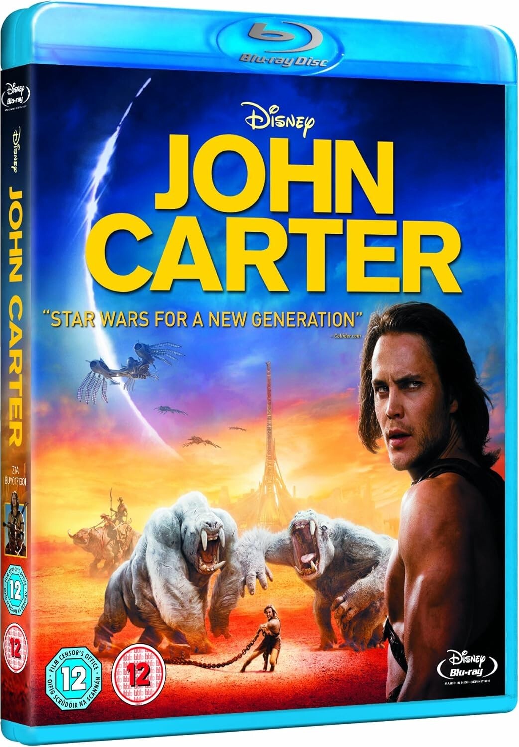 John Carter (2012) Blu-Ray BRAND NEW (USA Compatible)