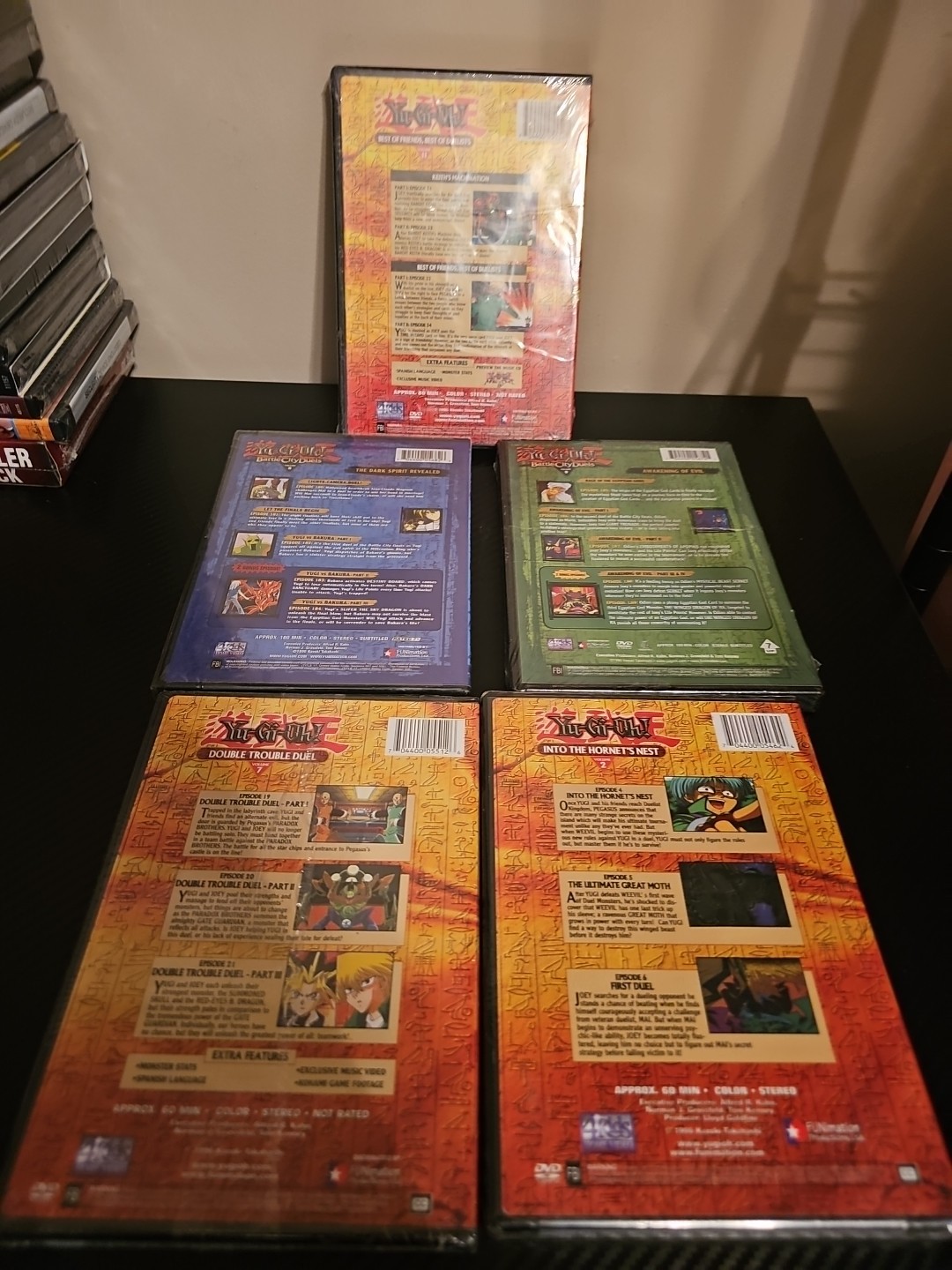 Yu-Gi-Oh! Anime DVD Collection Lot Of 5, Sealed!
