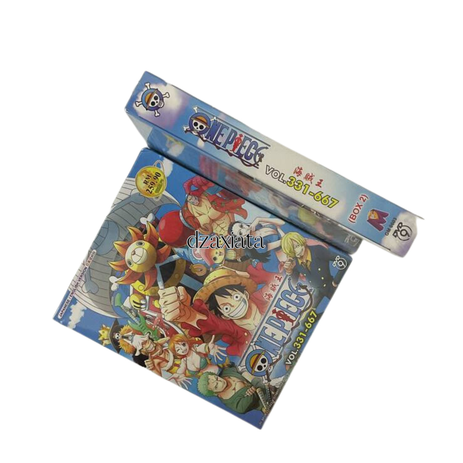 DVD ONE PIECE 海贼王 Box 2 Vol.331-667 English Dubbed All Region