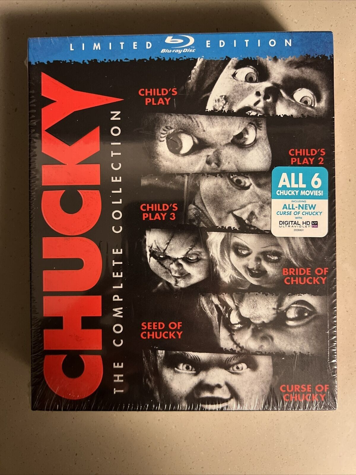 CHUCKY The Complete Child’s Play Collection Blu-ray (Limited Edition) NEW/SEALED