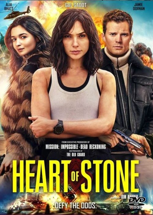 Heart of Stone (2023) DVD-R MOD Action Thriller Movie Gal Gadot New