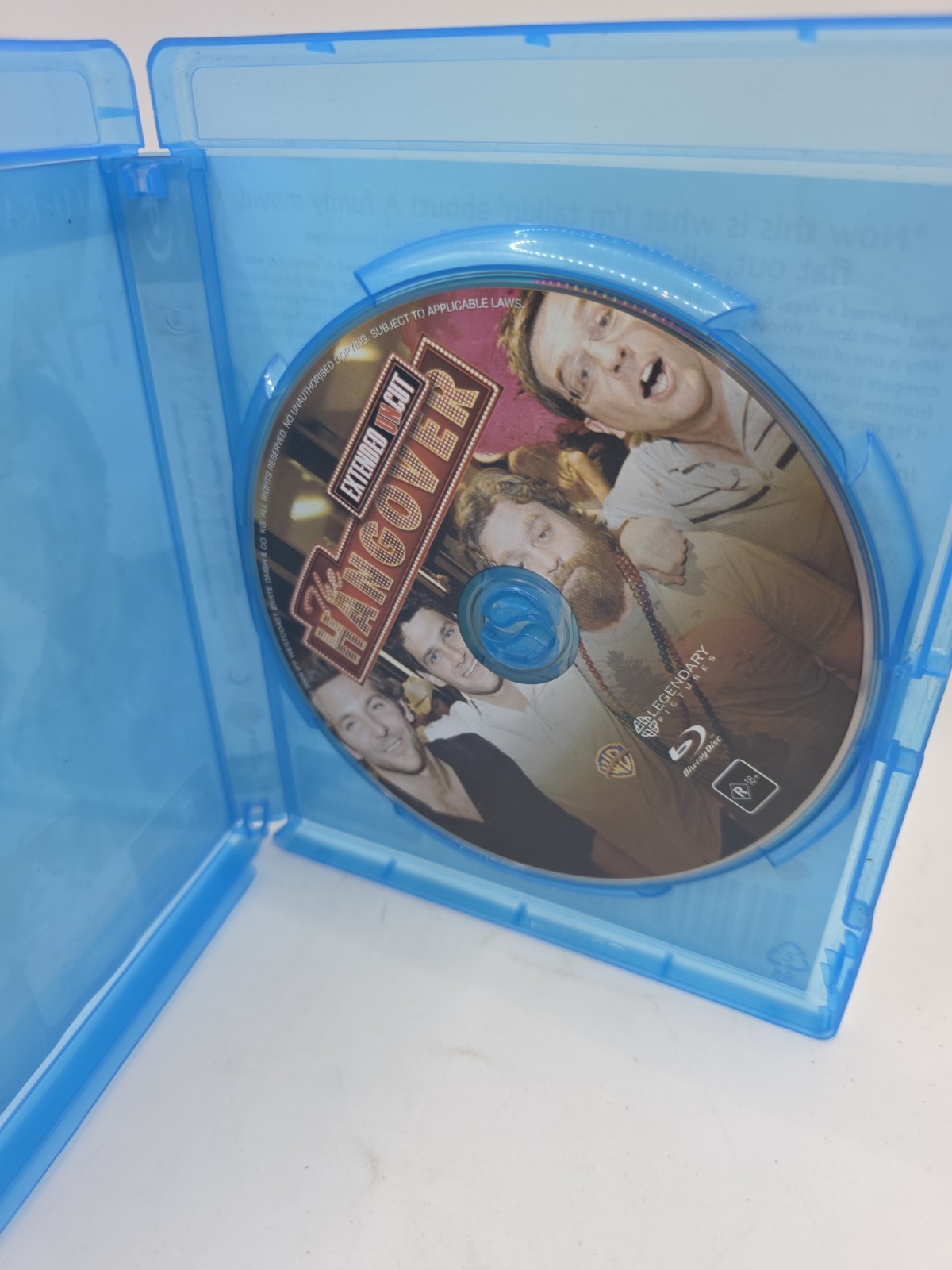 The Hangover (R18+) Extended Uncut Blu-Ray See All Photos For Condition