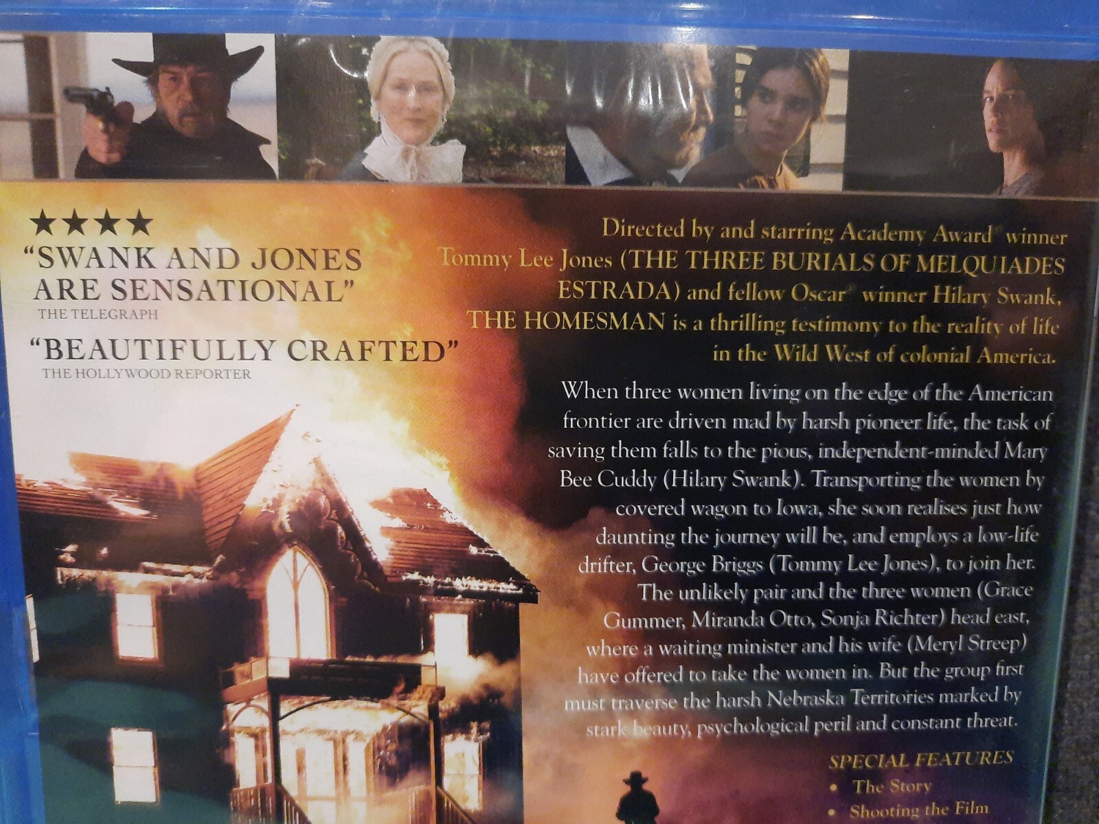 Homesman TOMMY LEE JONES Untold Story of the West REGION B Blu Ray NEW & SEALED