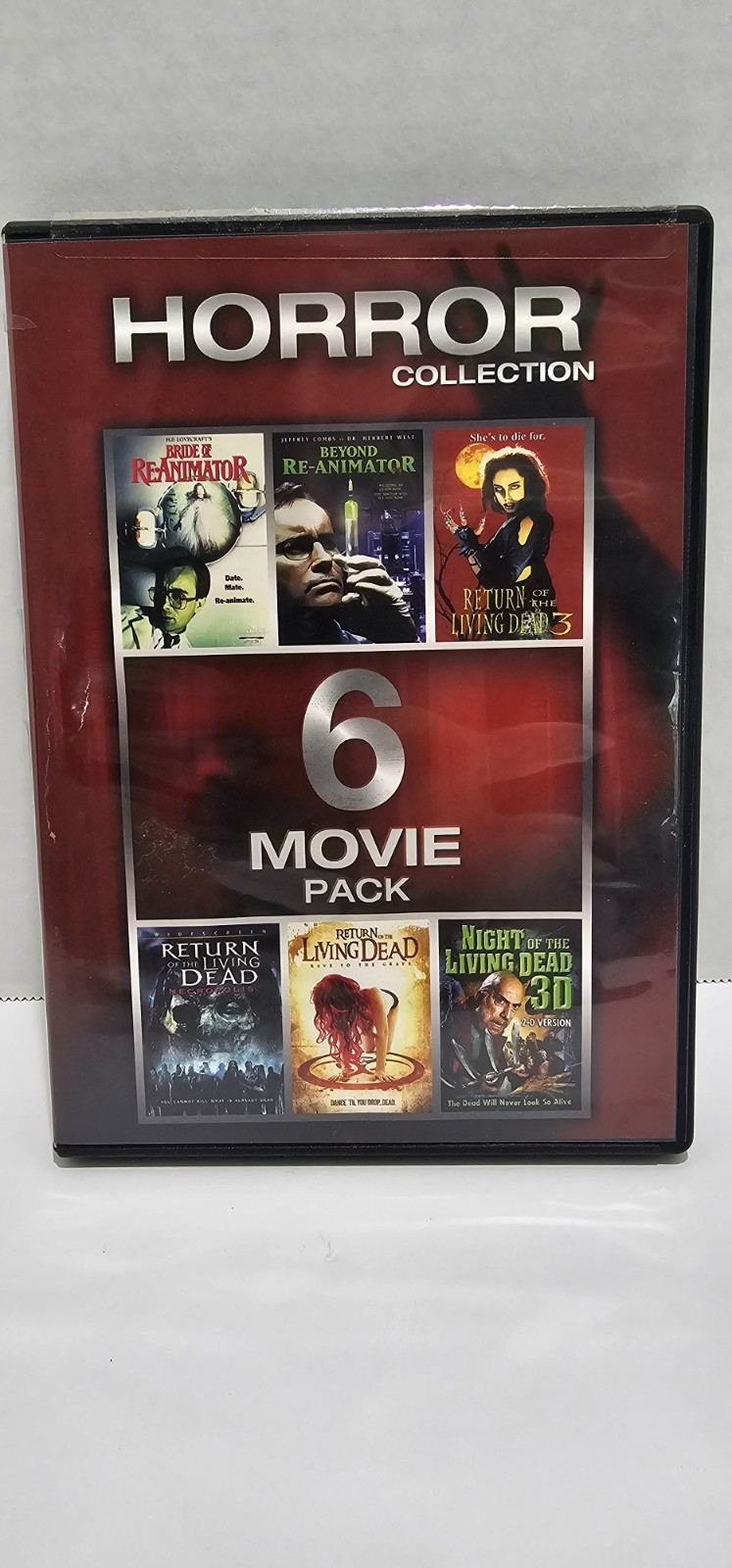 Horror Collection 6 Movie Pack DVD OOP Re-Animator Return Living Dead Like New