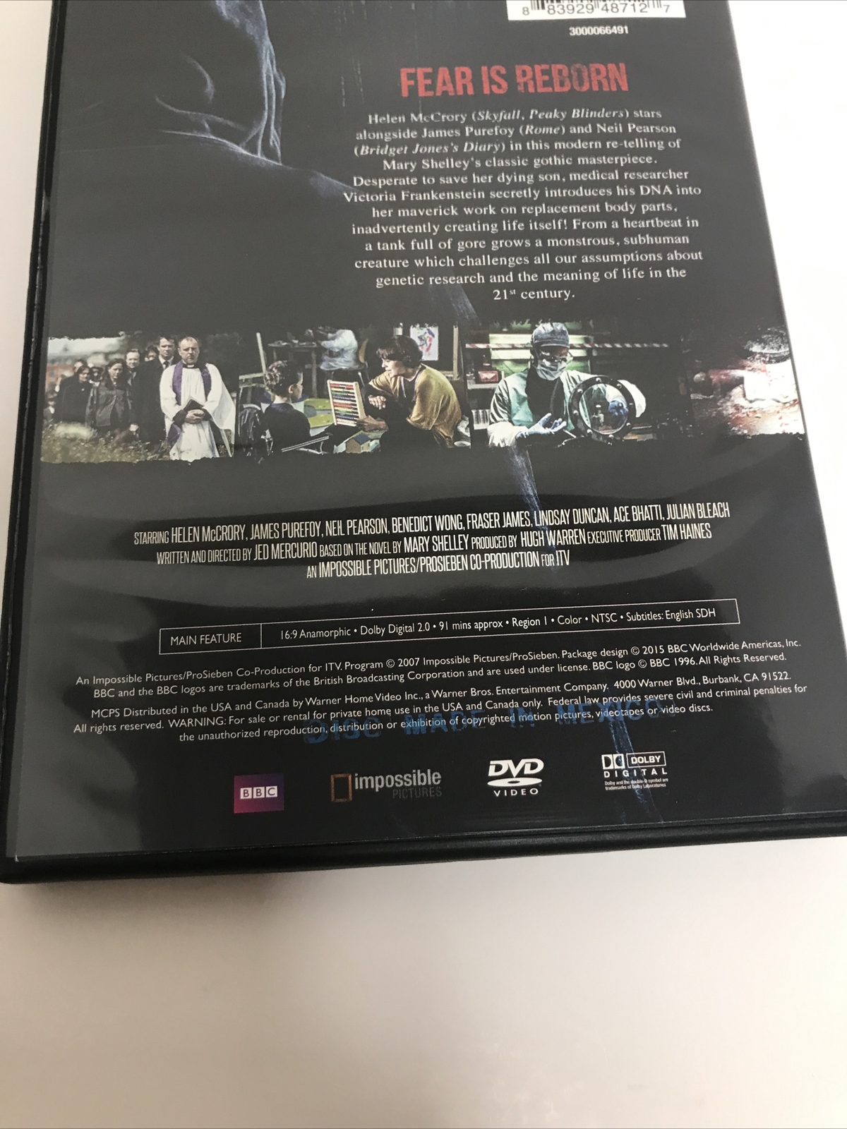 Frankenstein (2007, DVD-Full Screen, w/Slipcover)