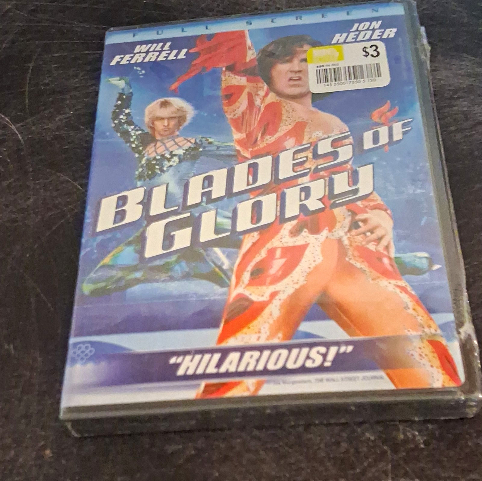 DreamWorks Blades of Glory DVD Full Screen PG-13 2007 Will Ferrell w/ Extras
