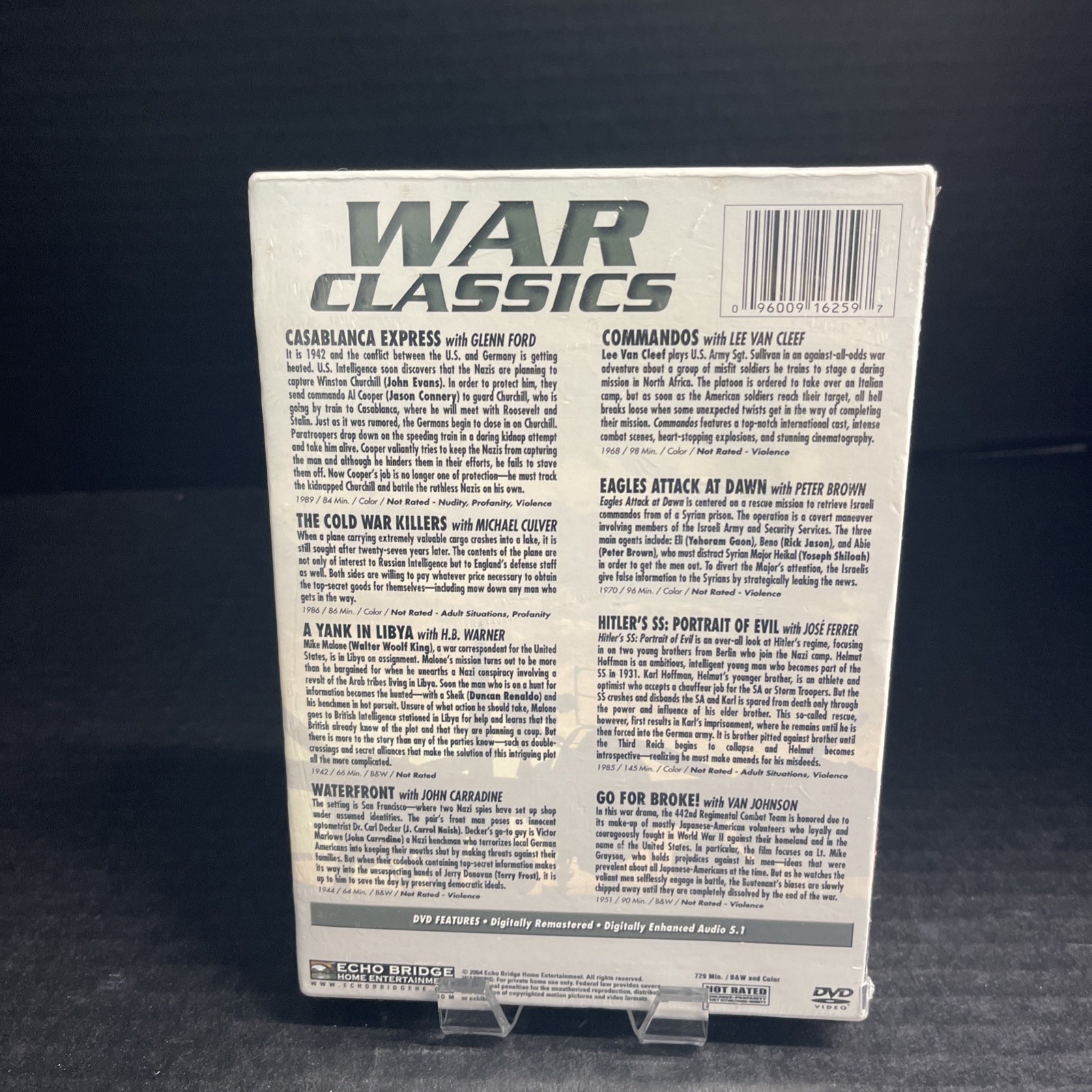 New War Classics, 8 Feature Films Box Set on 2 DVD’s WW2 8 Movies World War Two