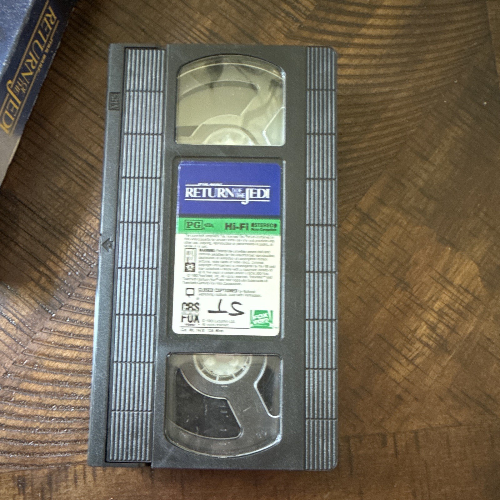 CBS Fox Video Return of the Jedi VHS Hi-Fi Stereo NTSC PG 1983 Closed Caption