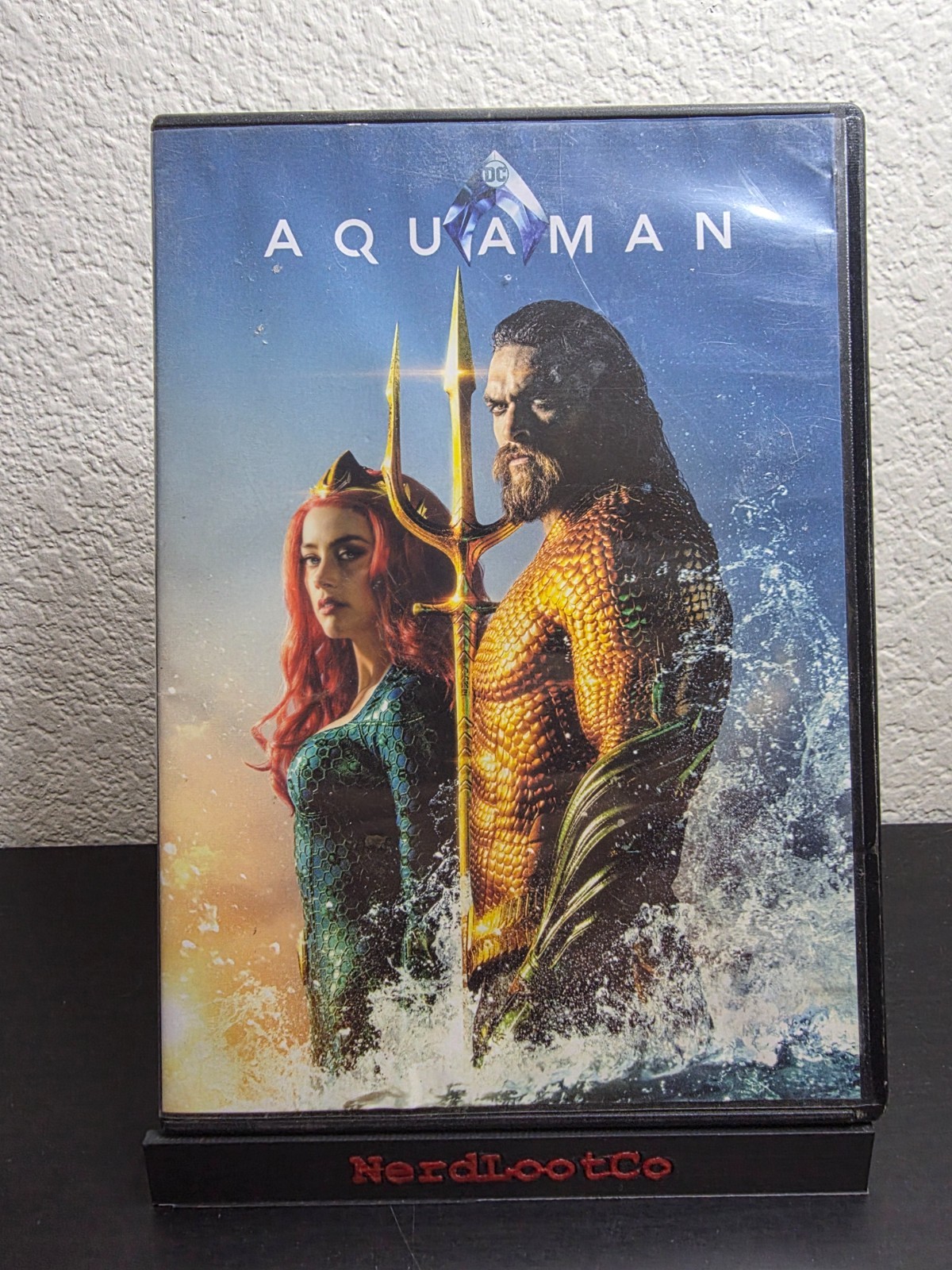 Aquaman DVD DC Universe Jason Momoa Amber Heard Superhero Action Movie