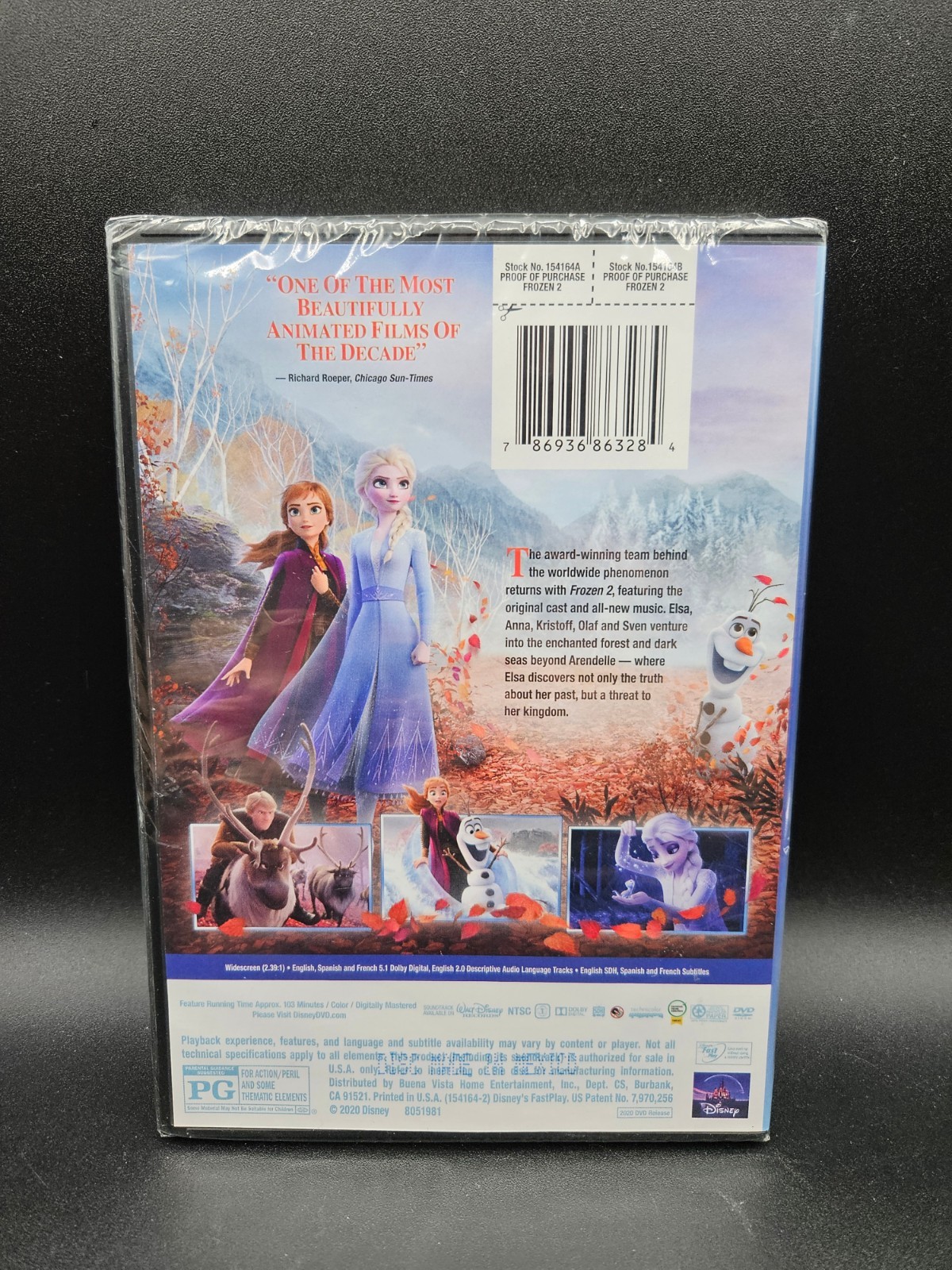 Disney Frozen II DVD 2019 Movie New