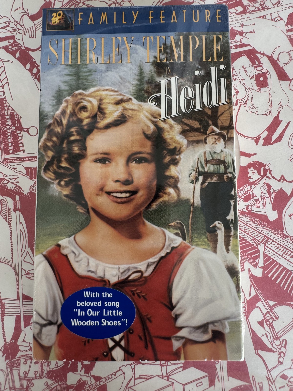 CLASSIC Shirley Temple Movie Film “HEIDI” VHS Colorized NEW SEALED