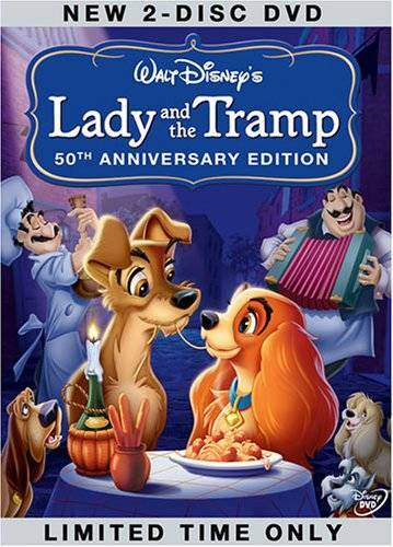 Lady and the Tramp (Two-Disc 50th Anniversary Platinum Edition) – DVD – GOOD