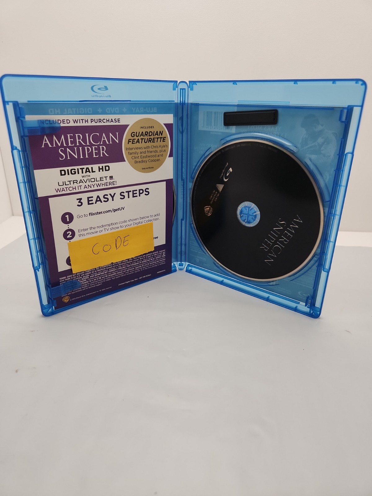 American Sniper (Blu-ray+DVD+Digital HD) Clean Disc