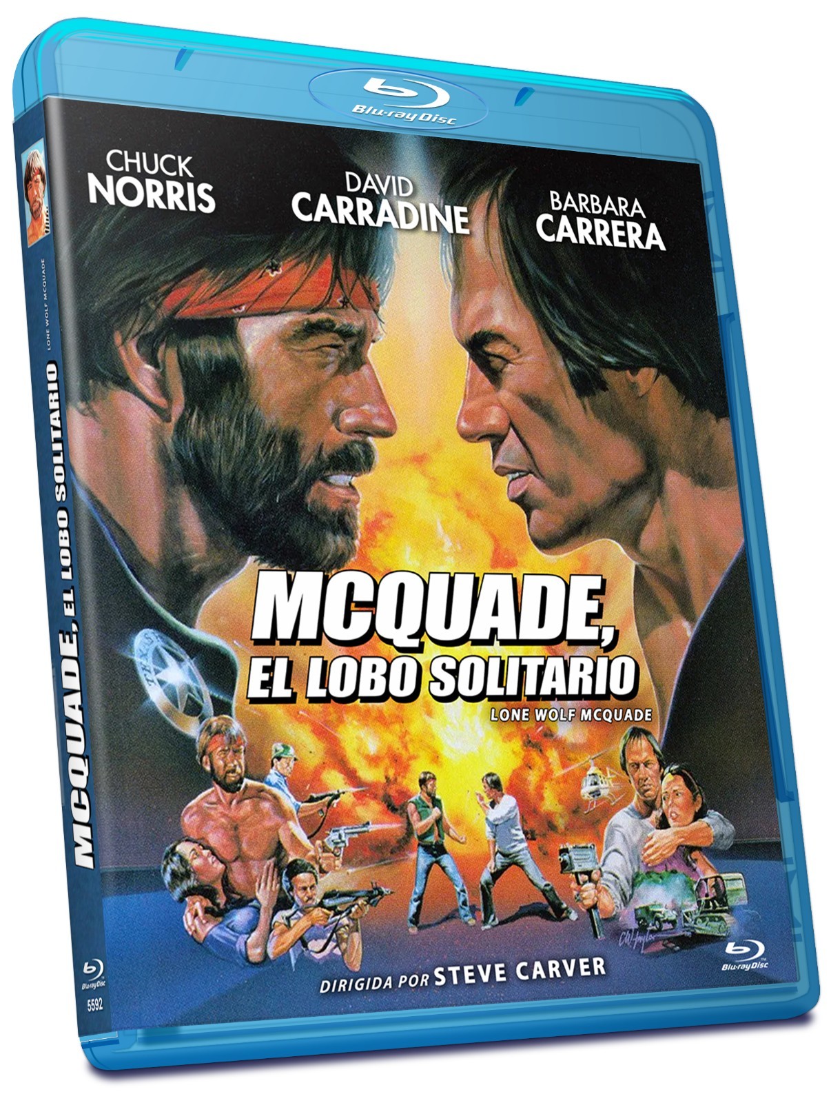 LONE WOLF MCQUADE (1983) Chuck Norris Blu-Ray NEW (Spanish Package/EnglishAudio)