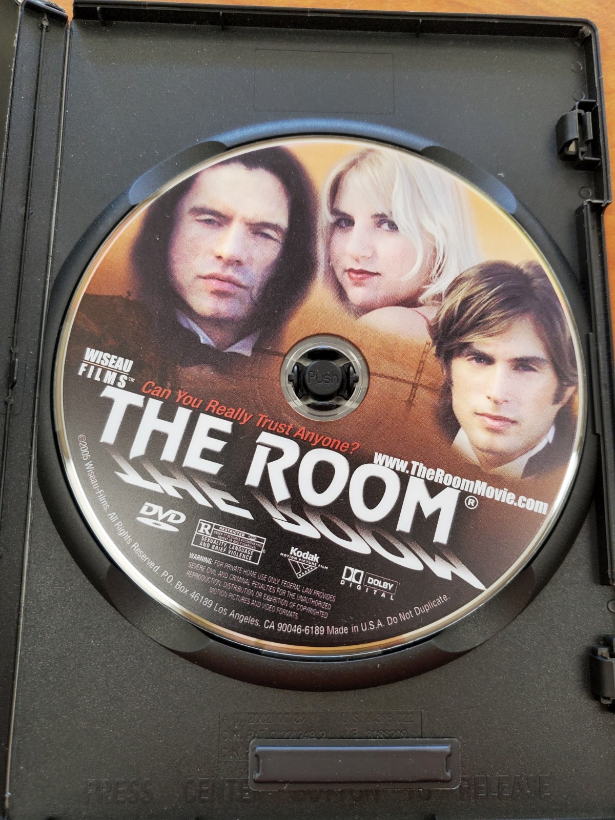 The Room (DVD) Tommy Wiseau – Includes Insert – CULT CLASSIC