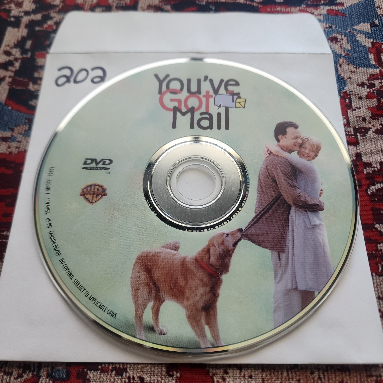 You’ve Got Mail (DVD, 1999) Tom Hanks, Meg Ryan – DISC ONLY