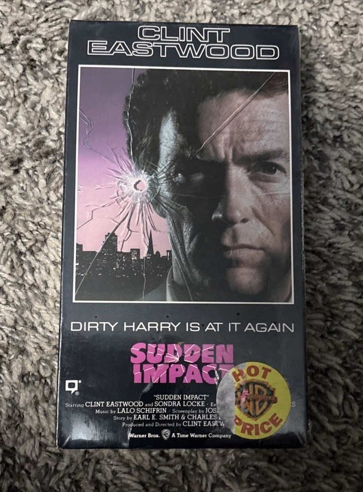 Sudden Impact,1983,clint eastwood,warner bros,sealed,brand new!