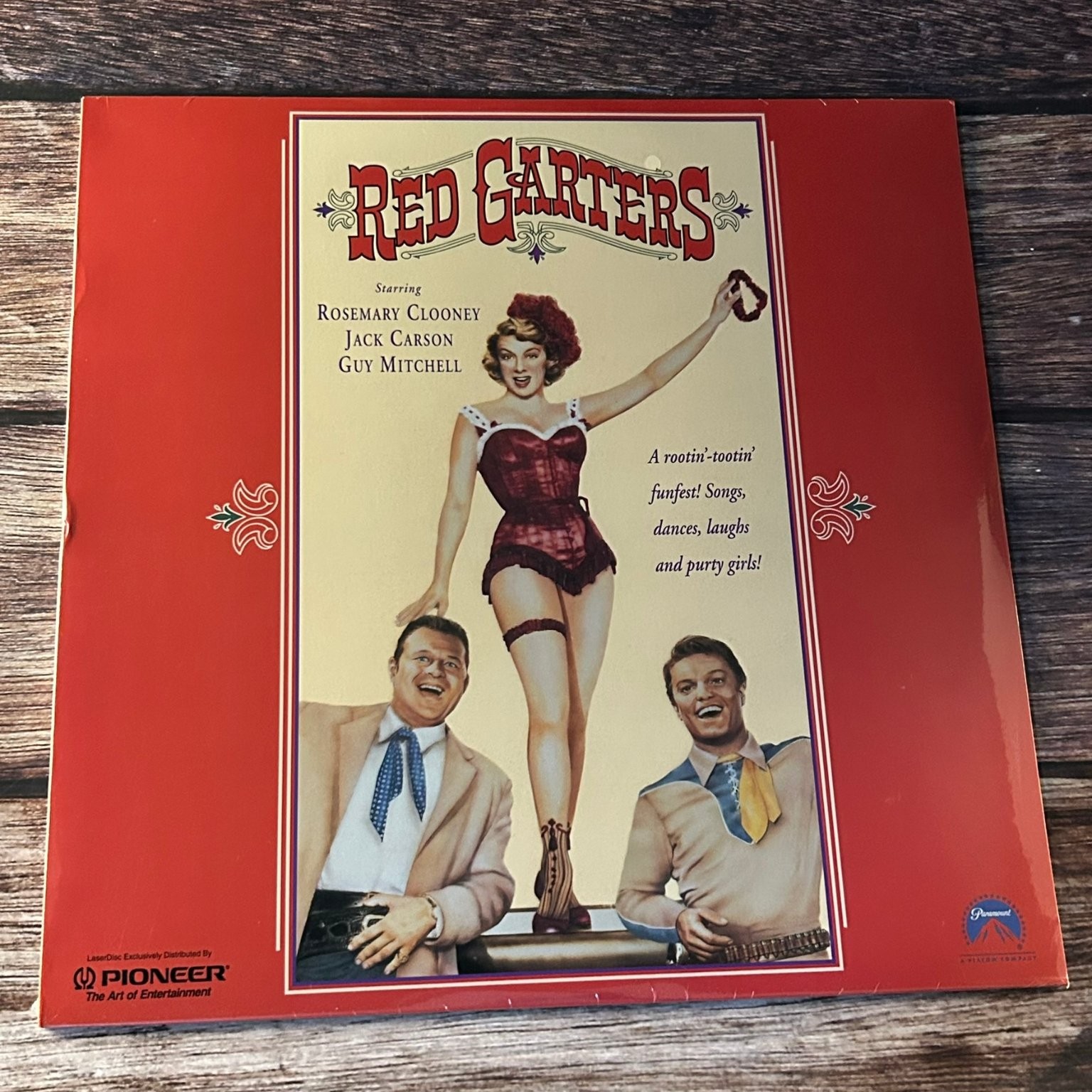 Red Garters LaserDisc 1954 Musical Western Comedy Rosemary Clooney Pioneer NEW
