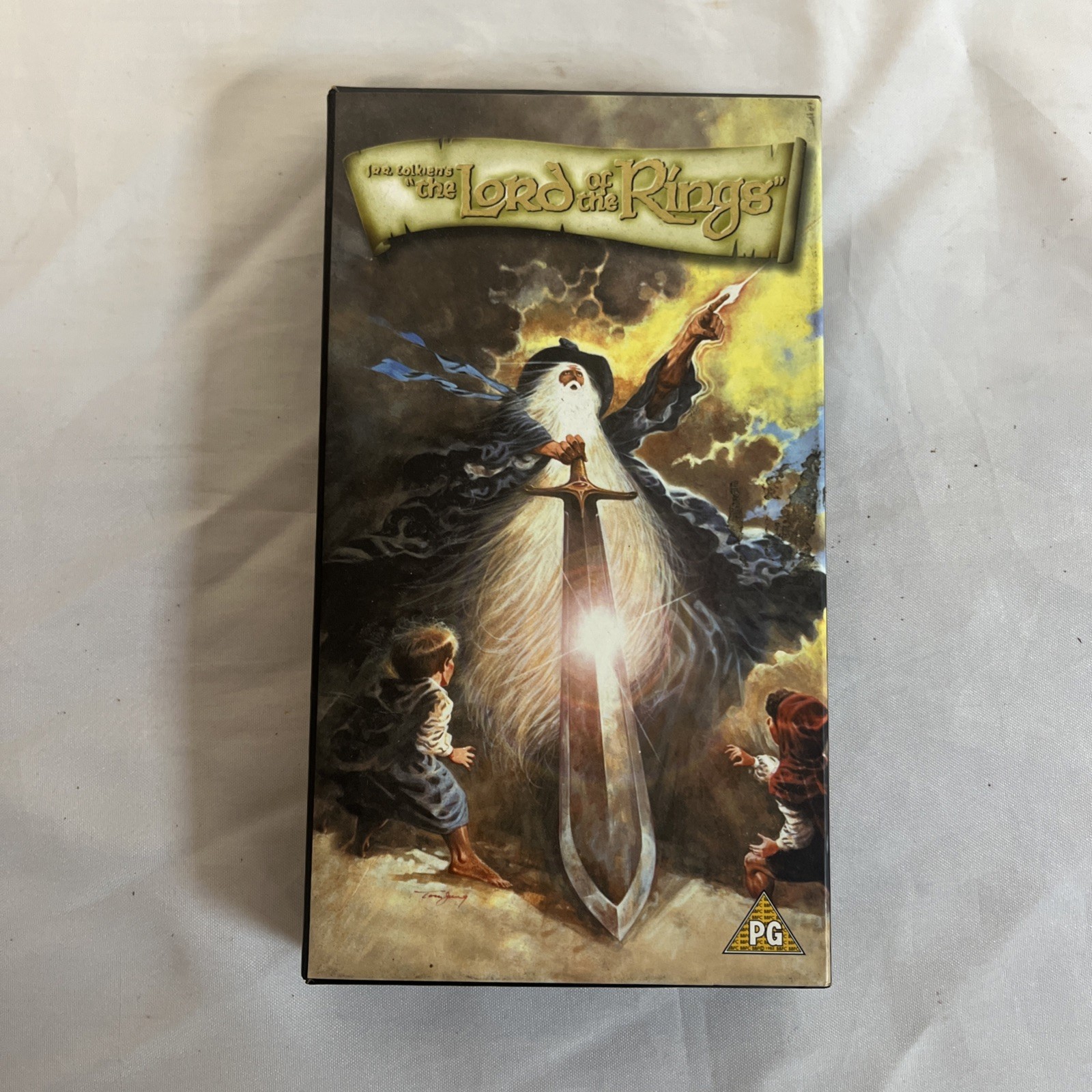 The Lord Of The Rings Animated UK VHS VIDEO 2001 Ralph Bakshi Cardboard Case