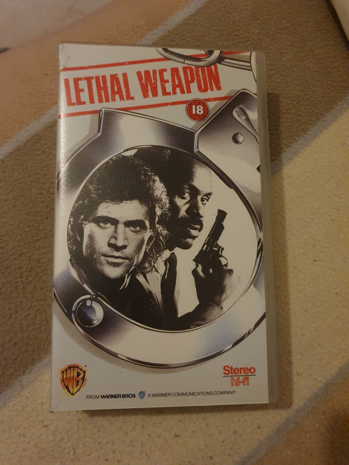 Lethal Weapon rare warner home video sell thru 1988 VHS Mel Gibson