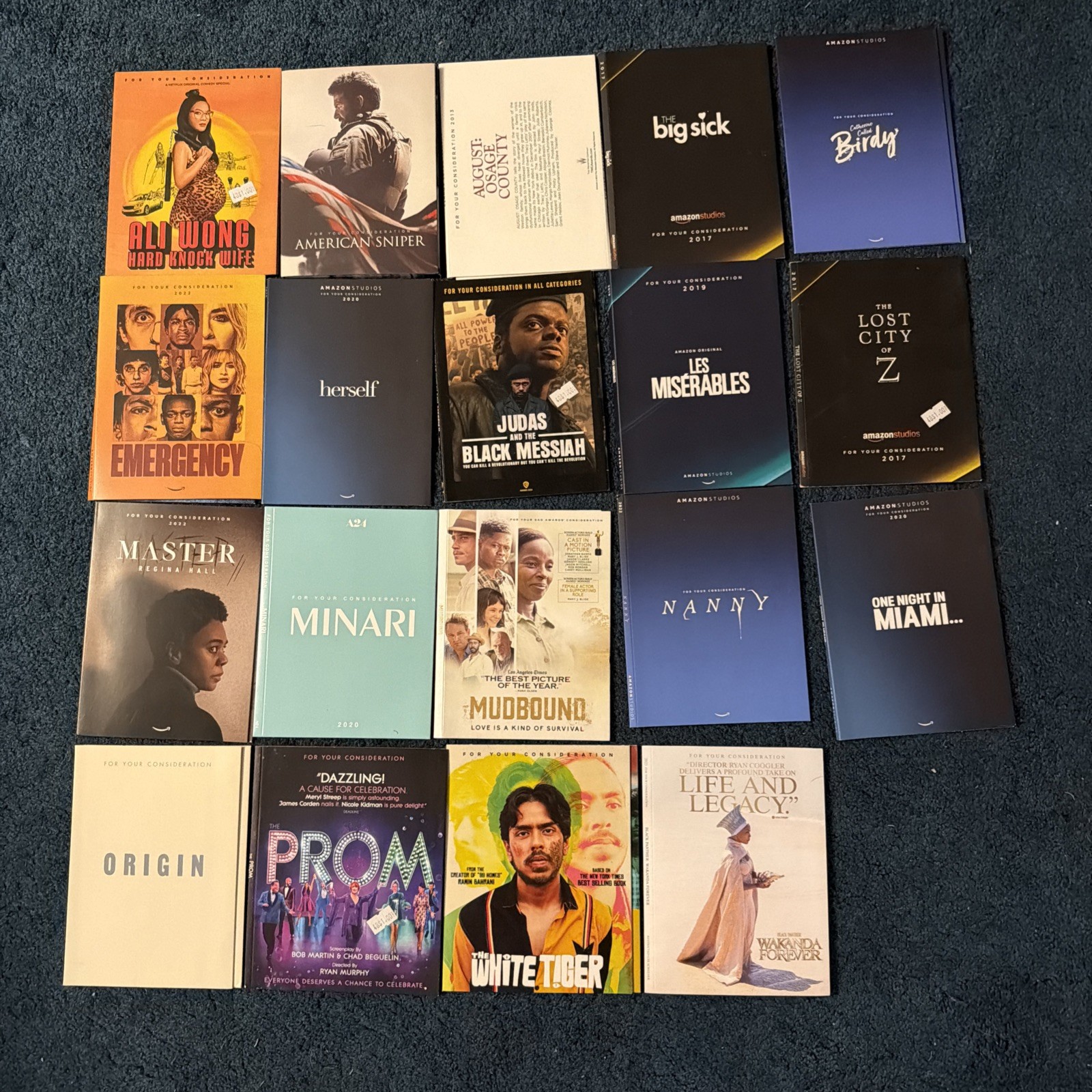 LOT OF 19 FYC DVDs For Your Consideration Minari Big Sick Wakanda Forever