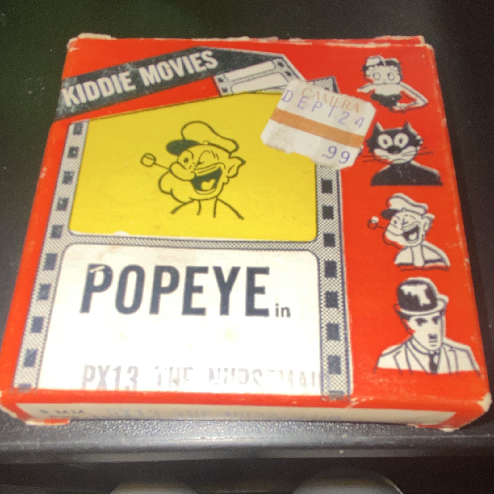 Atlas Films Kiddie Movies 8mm Popeye in PX13 The Nursemaid Silent NR