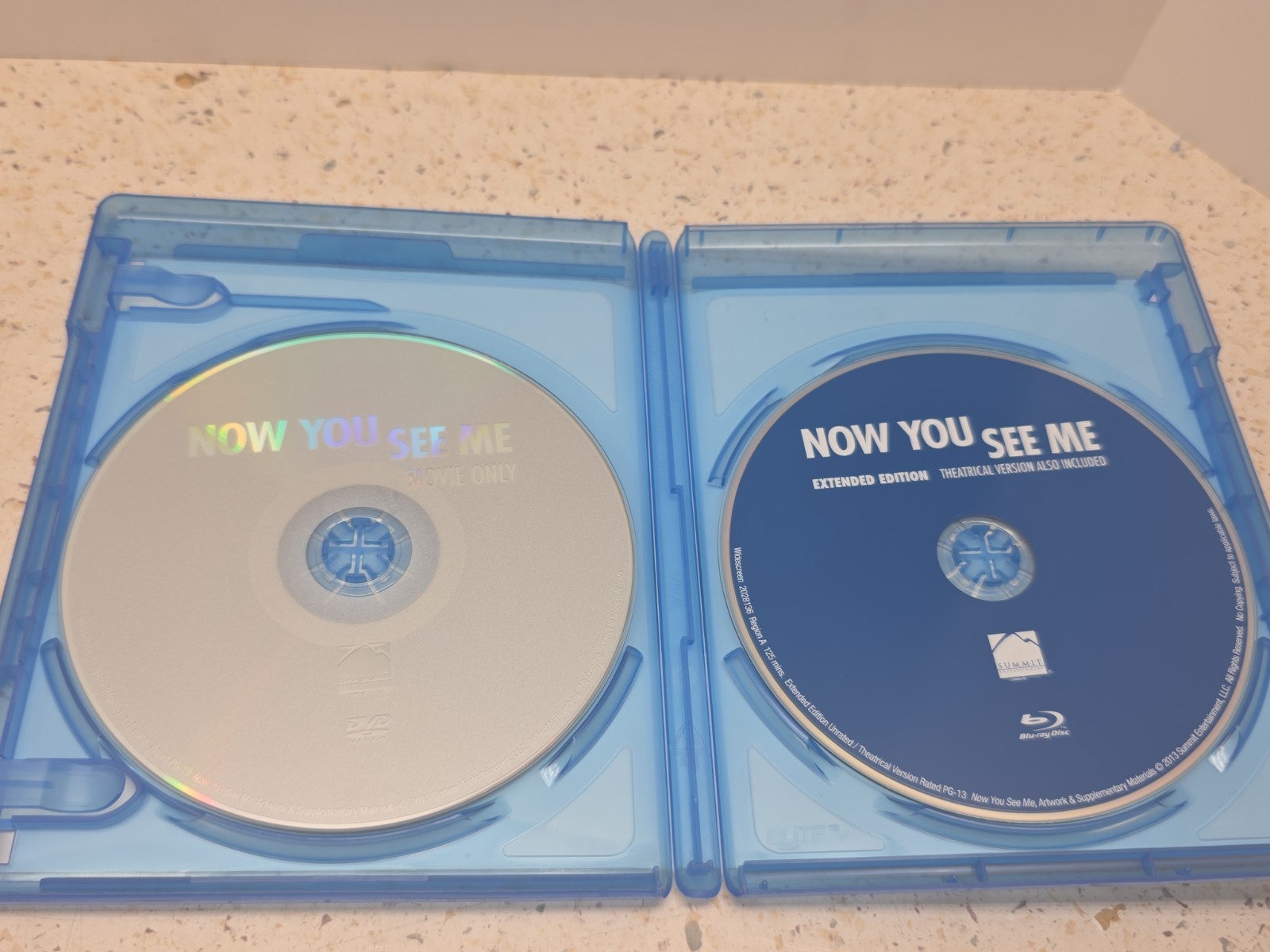 Now You See Me Extended Edition Blu-ray DVD Combo Jesse Eisenberg Ruffalo